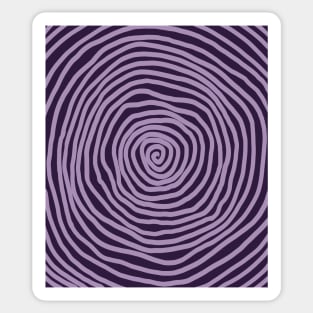 spiral pattern dark purple halloween pastel Sticker